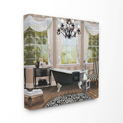 Elegant Beautiful Bathroom by Elizabeth Medley - Painting