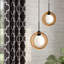 Luminaire suspendu géométrique 1 lumières simple Spigner-22181309-22181305