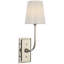Thomas O'Brien Hulton 17" Cordless Single Sconce with Glass Shade-332735041
