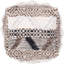 POUF EN LAINE TISSÉE