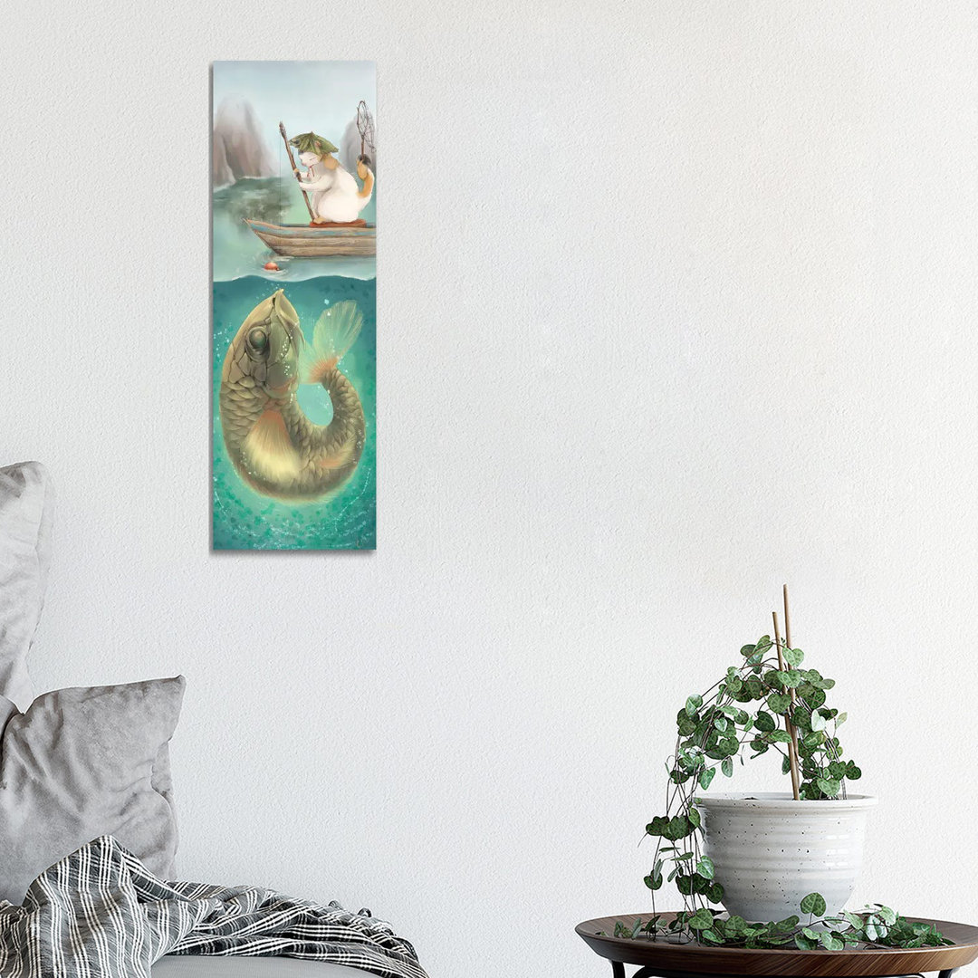 Be Careful What You Fish For - Painting on Canvas