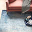Tapis bleu abstrait Healdsburg-1451016622