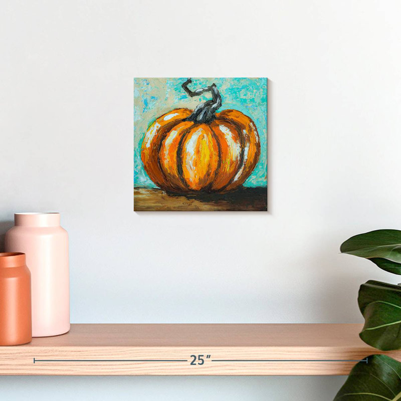 Yarlin Orange Pumpkin, 10" H x 10" W