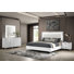 Williamsbridge 4-Piece Eastern King LED Bedroom Set White High Gloss