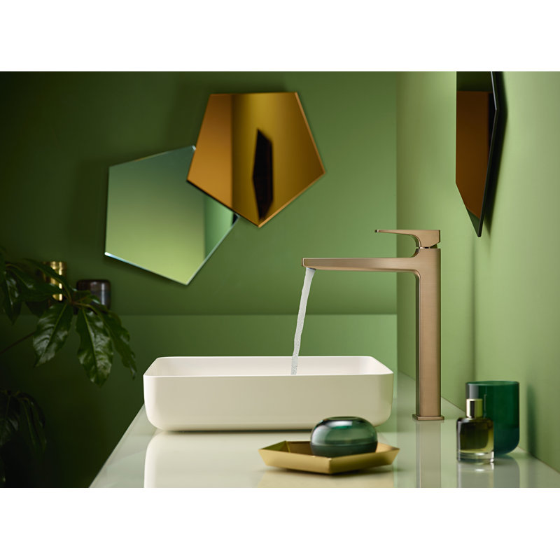 Robinet Hansgrohe Metropol 260 à un trou avec poignée levier, 1,2 gal / min, Bronze brossé