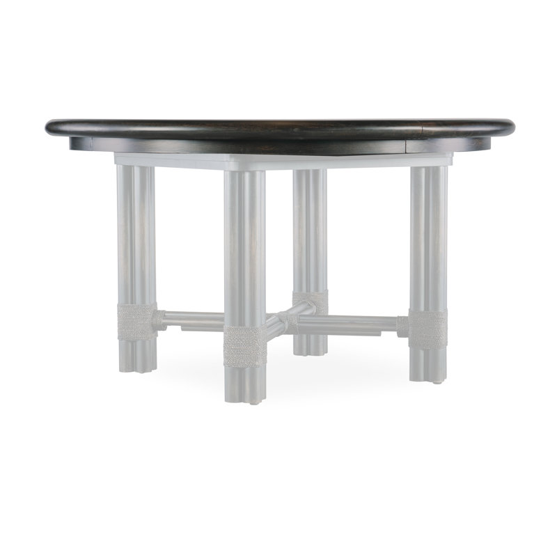 Retreat Round 74'' Dining Table, Black Sand