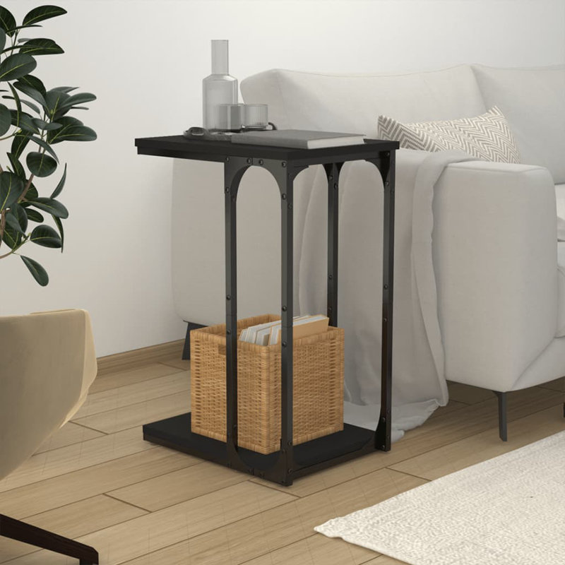 Afrida Frame End Table, Black