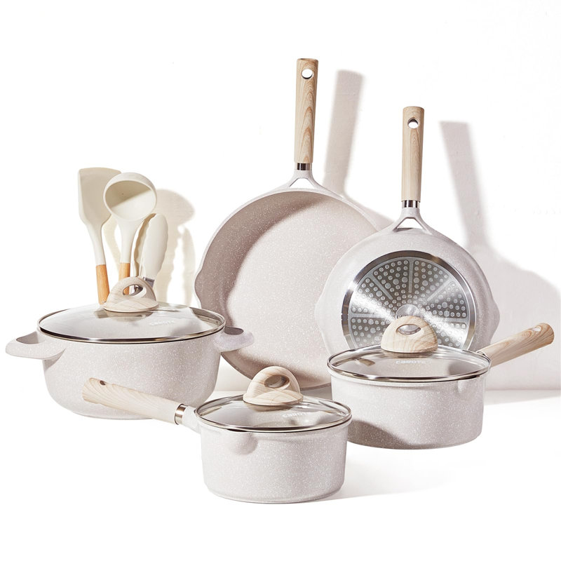 Saturmino 11 - Piece Granite Cookware Set