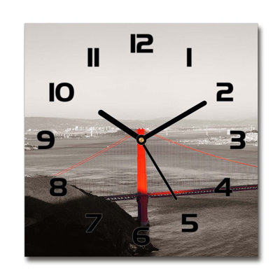 Idnan Glass Wall Clock