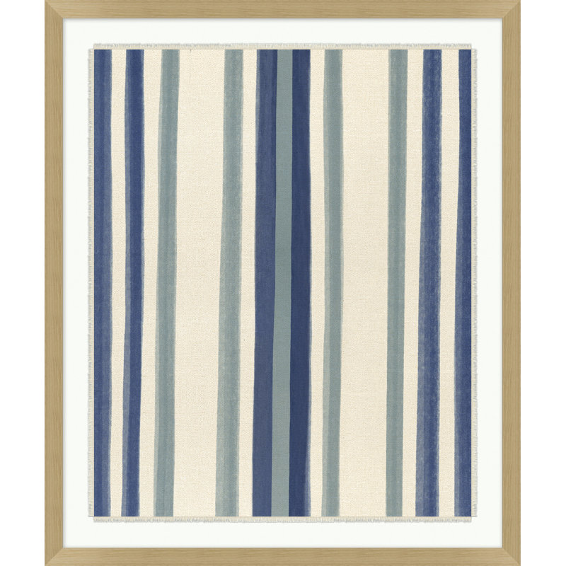 Striped Textile 3 Print by Nathan Turner