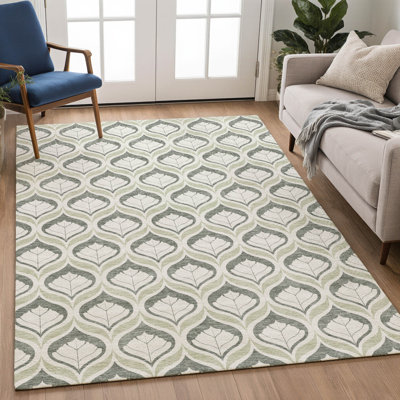 Tapis Ikat Mayfield AMF2379 lavable à la machine de qualité supérieure