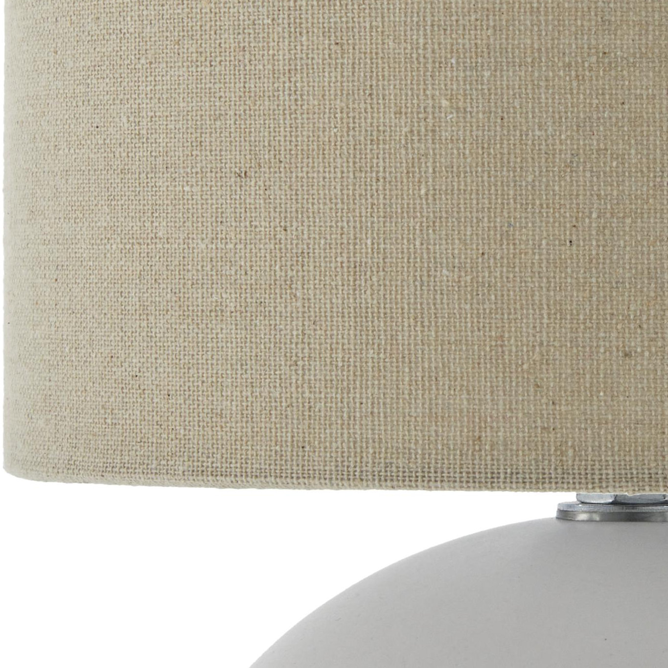 Pramit Ceramic Table Lamp, Gray