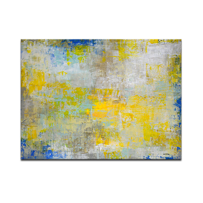 « the day i mét you », reproduction d’art sur toile tendue, H 16 po x l 20 po x P 1,5 po