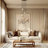 7-Lights Raindrop Solid Thick Glass Pendant light-1130083147
