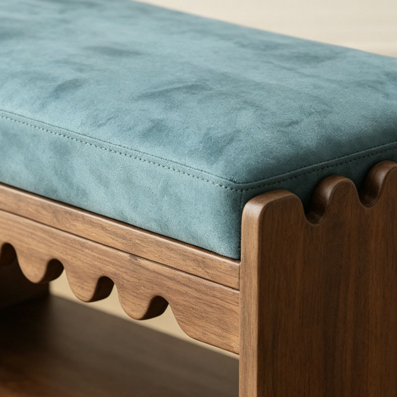 Banc de rangement à chaussures de style français