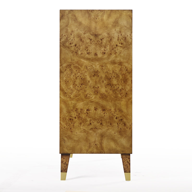 Bruce Accent Cabinet, Rustic Burl