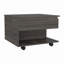 Table basse à plateau relevable Luanda, roulettes, une tablette-1785660500