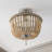 Norcott Solid Wood Semi Flush Mount-465187589