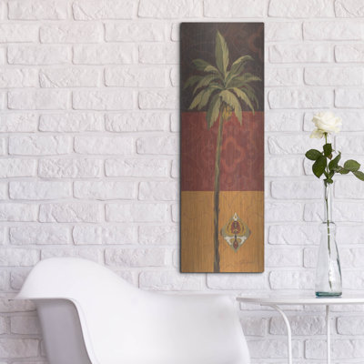 "Lark Manor ™" Motif de palmier marocain 2 "par Silvia Vassileva, art mural en métal