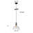 Cantey 1 - Light Oil Rubbed Bronze Shaded Pendant