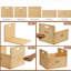 MDF 30.5cm H Media Shelves