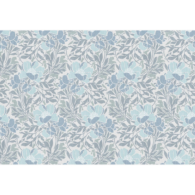Bordure florale pelez et collez, L 66 po x l 96 po