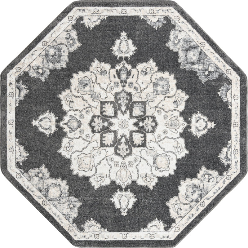 Oriental Indoor Rug, Octagon 7'10" x 7'10"
