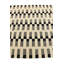 Tapis noir et blanc Noor