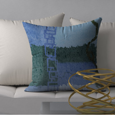 Abstract Throw Pillow