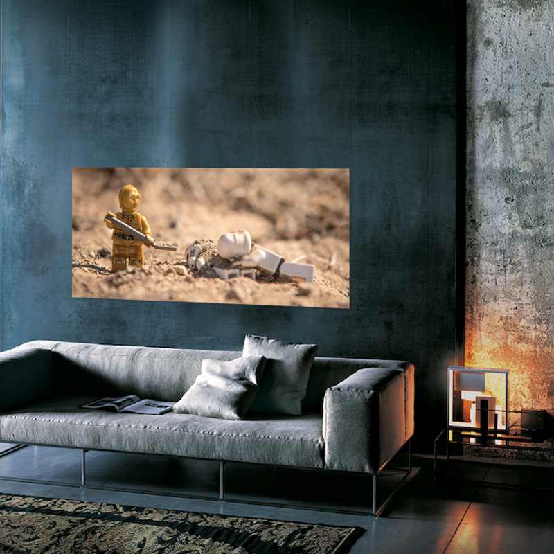 Ceux qui étaient les droïdes! - Photographie sans cadre, Aluminium