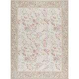 Aubusson Wool Area Rug