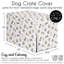 Housse pour chenil Paw and Bone Dog par Sweet Jojo Designs-101593333
