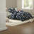 Hypoallergenic Microfiber Bedding Sets, Navy Multi Mushroom Design, Twin/twin Xl