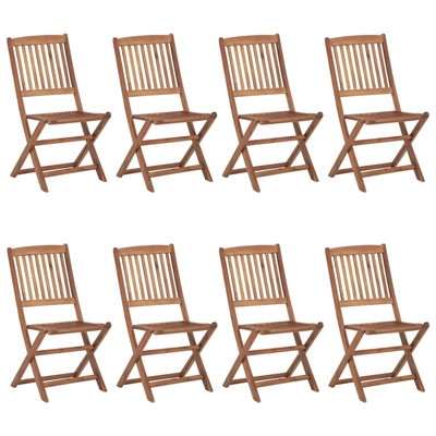 Foldable Outdoor Patio Dining Side Chair
