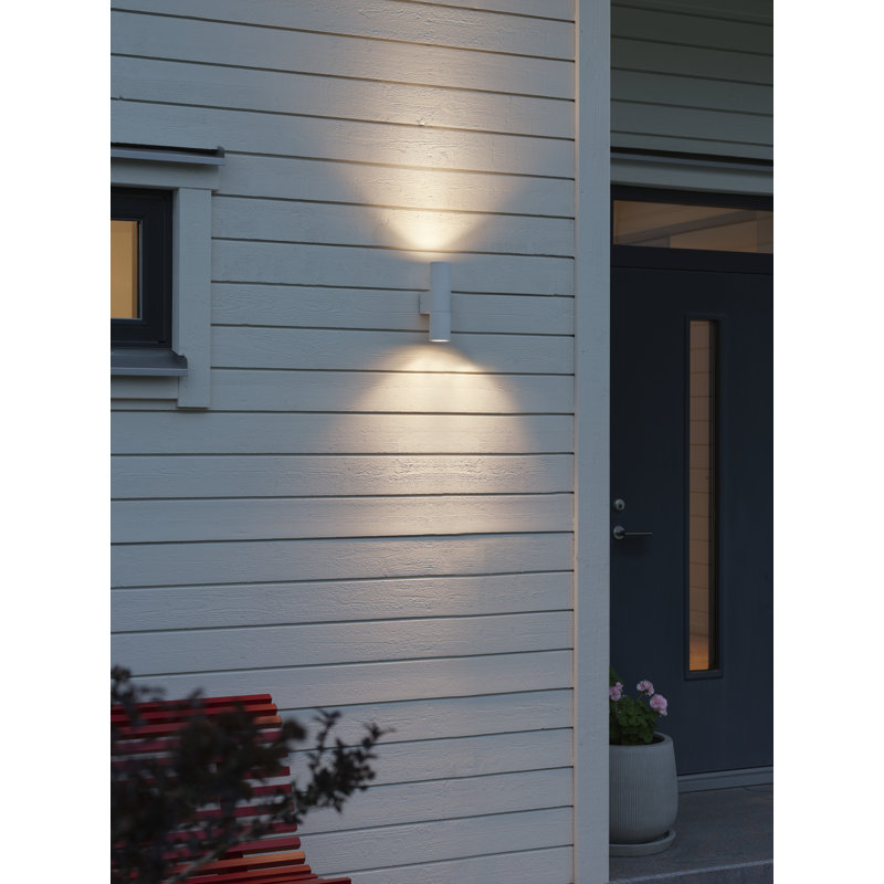 Temi 2 Up Down Outdoor Wall Light, White