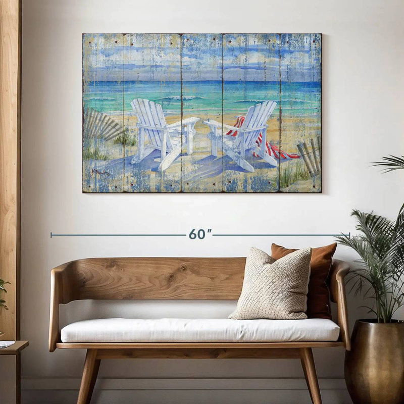 Gillard Beachview Distressed, 32" H x 48" W