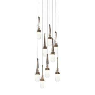 Luminaire suspendu 9 lumières Link
