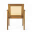 Chaise de salle à manger d'extérieur avec coussin Preston (ensemble de 2)