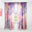Rose et or fuchia liquide Art VI - Rideau moderne - Velours obscurcissant - 1 panneau-72114103