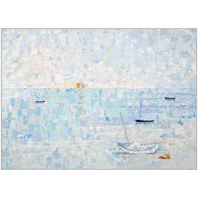 Pastel Harbor Print by Lisa Cuscuna