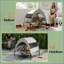 Lit de camp surélevé portatif pour animaux avec coussin confortable, pour une utilisation intérieure et extérieure, assurant le repos et la détente de votre animal.-1118530509-1118530508