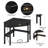 Annalycia Corner Computer Desk Workstation with Power Outlet-723643870