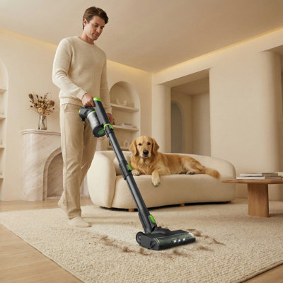 Maircle Cordless Vacuum Cleaner, 40Kpa Powerful Suction Stick Vacuum With LED Display For Home Carpet Hard Floor Pet Hair