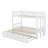Twin Over Pull-Out Bunk Bed With Trundle-1828714965