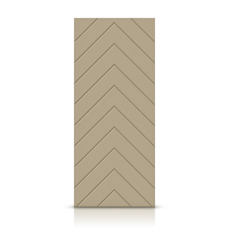 Porte standard lambrissée en bois manufacturé, 24 po x 80 po, Sans finition