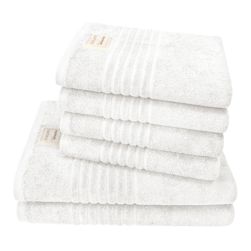 6-tlg. Handtuch Komplettset Dyckhoff Nature BIO, White