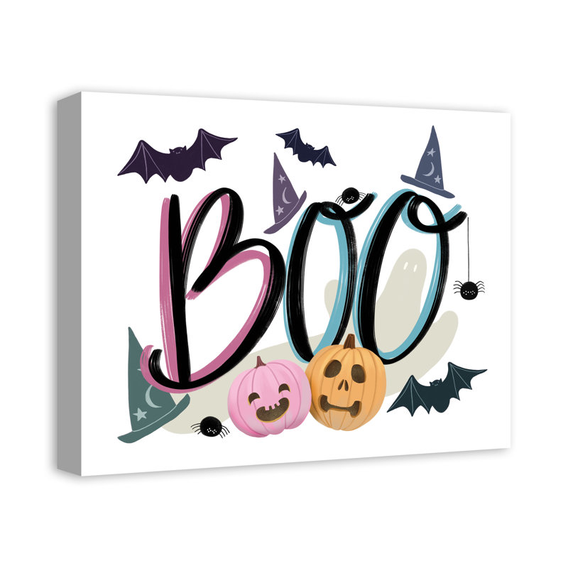 Boo, reproduction d'icônes sur toile, H 16 po x l 20 po x P 1,25 po