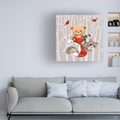 MAKIKO Forest Friends Canvas Art