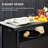 Outdoor Pool Towel Storage Cabinet Organizer, Pool Towel Holder with Shelf and Cabinet, Pool Valet with Weather-Resistant PE Rattan and Steel Frame-1008630373