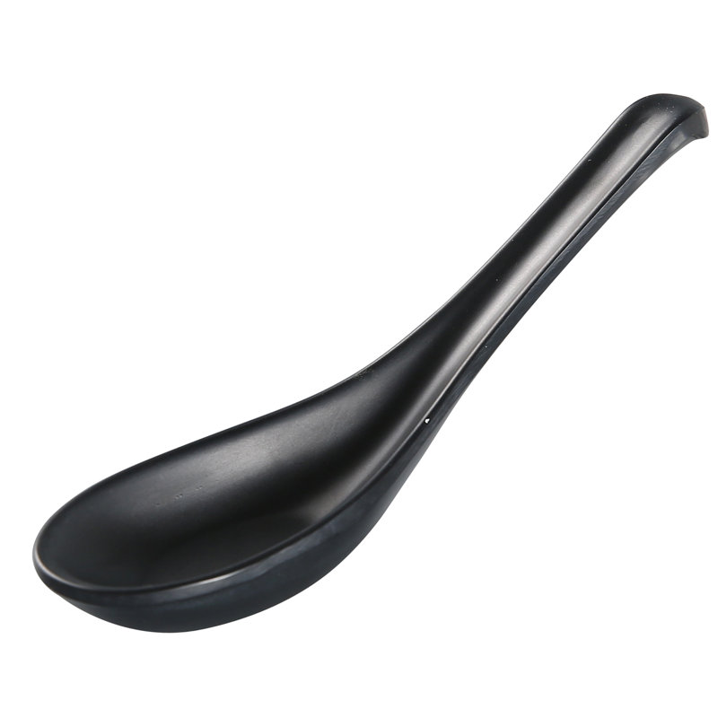 Black Pearl Asian Soup Spoon